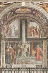 Heilige Katharina und Jesus Christus